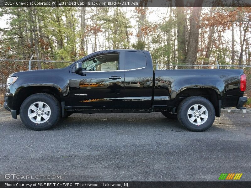 Black / Jet Black/­Dark Ash 2017 Chevrolet Colorado WT Extended Cab