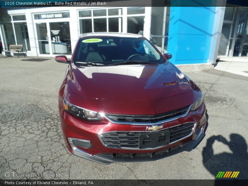 Butte Red Metallic / Jet Black 2016 Chevrolet Malibu LT