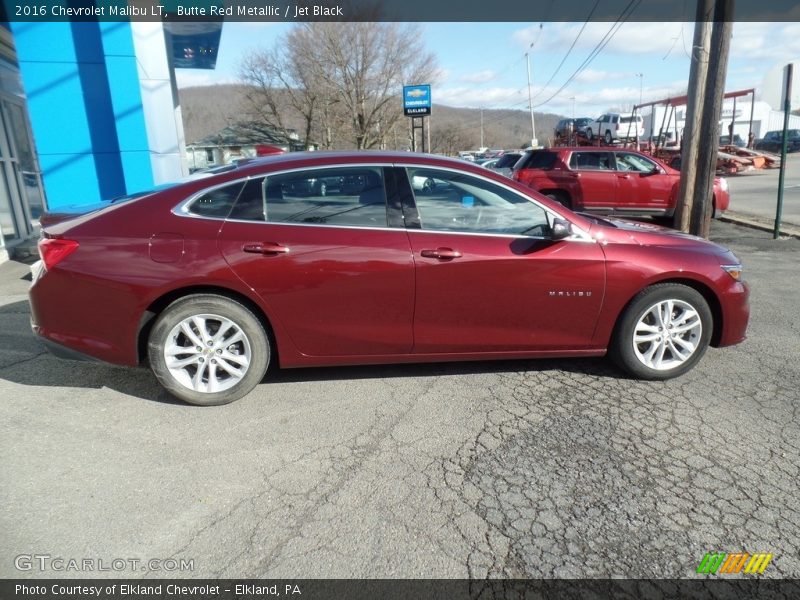 Butte Red Metallic / Jet Black 2016 Chevrolet Malibu LT