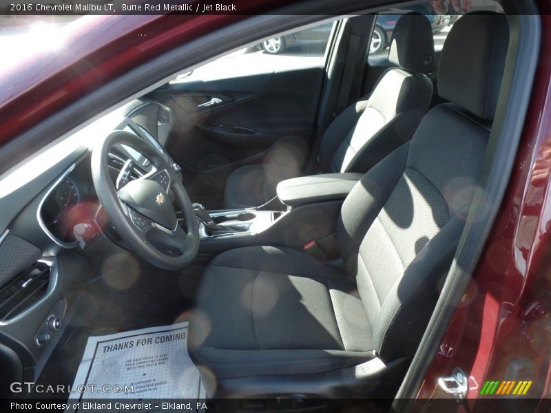 Butte Red Metallic / Jet Black 2016 Chevrolet Malibu LT
