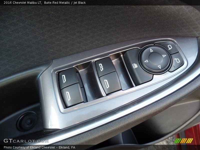 Butte Red Metallic / Jet Black 2016 Chevrolet Malibu LT