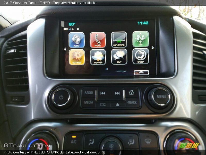 Tungsten Metallic / Jet Black 2017 Chevrolet Tahoe LT 4WD