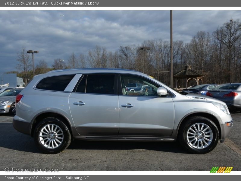 Quicksilver Metallic / Ebony 2012 Buick Enclave FWD