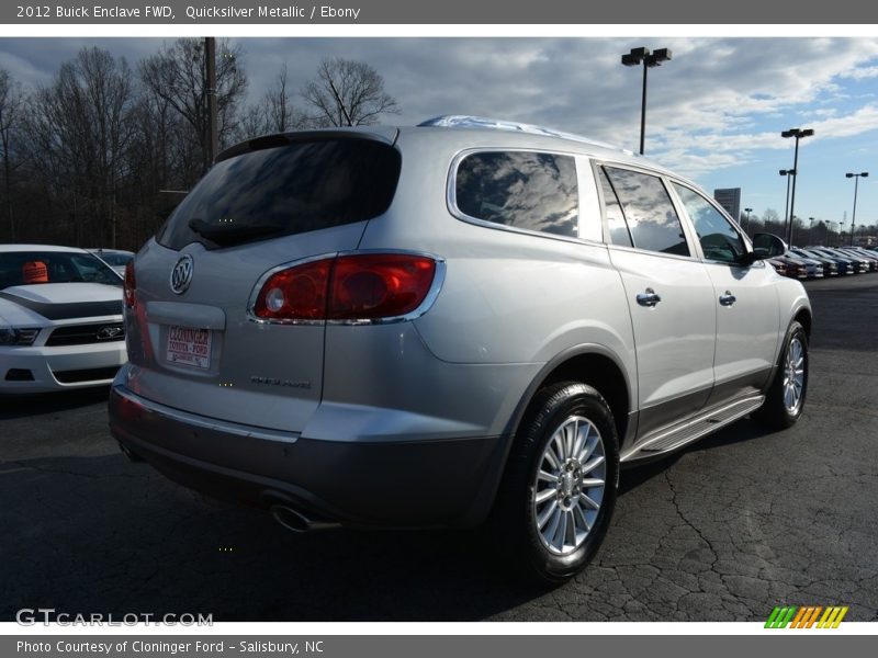 Quicksilver Metallic / Ebony 2012 Buick Enclave FWD