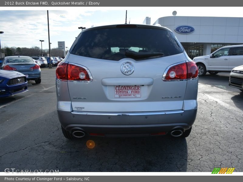 Quicksilver Metallic / Ebony 2012 Buick Enclave FWD