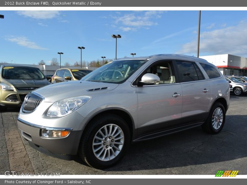 Quicksilver Metallic / Ebony 2012 Buick Enclave FWD