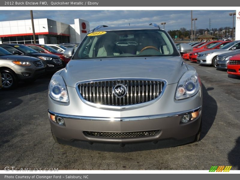 Quicksilver Metallic / Ebony 2012 Buick Enclave FWD