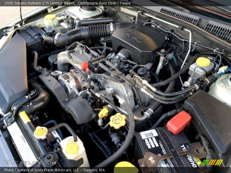 Champagne Gold Opal / Taupe 2005 Subaru Outback 2.5i Limited Wagon