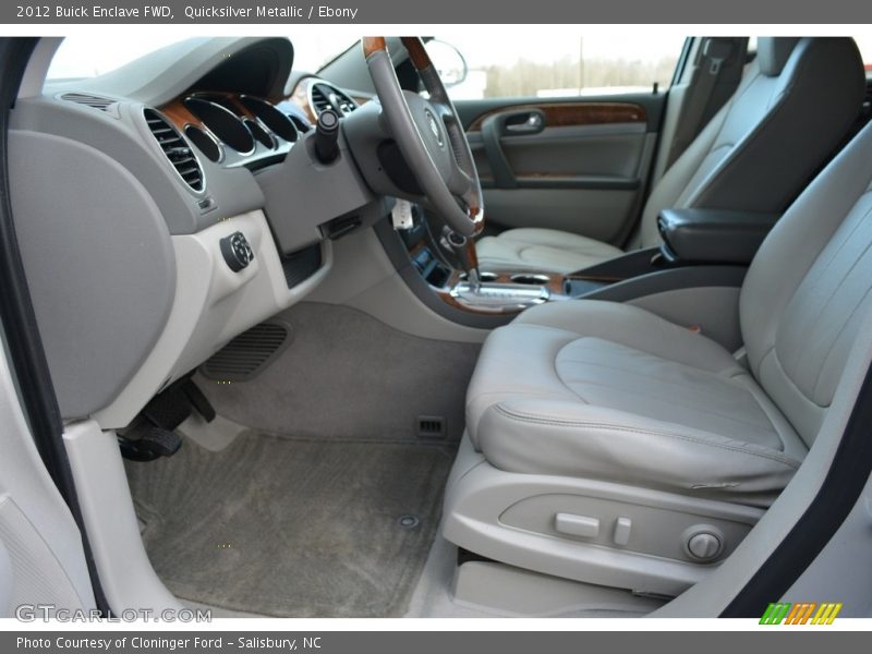 Quicksilver Metallic / Ebony 2012 Buick Enclave FWD