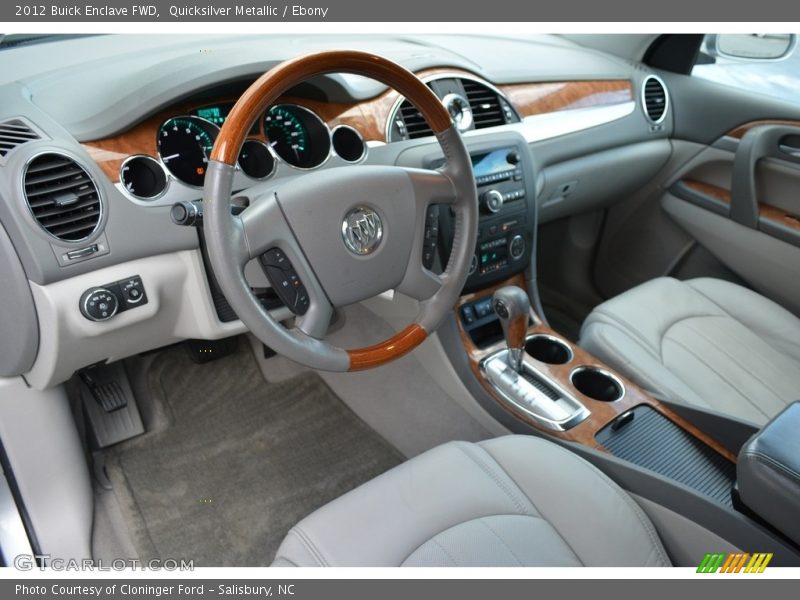 Quicksilver Metallic / Ebony 2012 Buick Enclave FWD