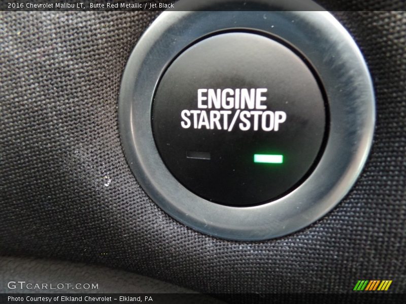 Butte Red Metallic / Jet Black 2016 Chevrolet Malibu LT