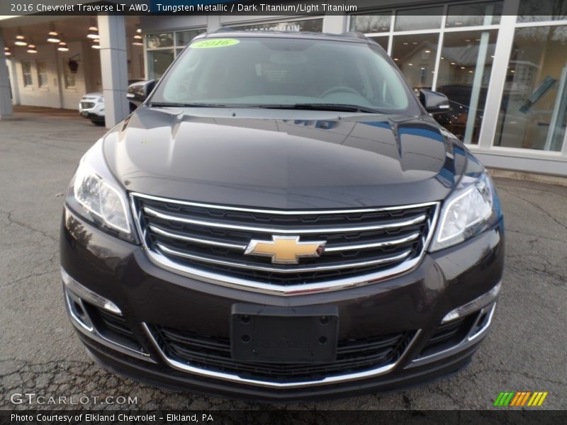 Tungsten Metallic / Dark Titanium/Light Titanium 2016 Chevrolet Traverse LT AWD