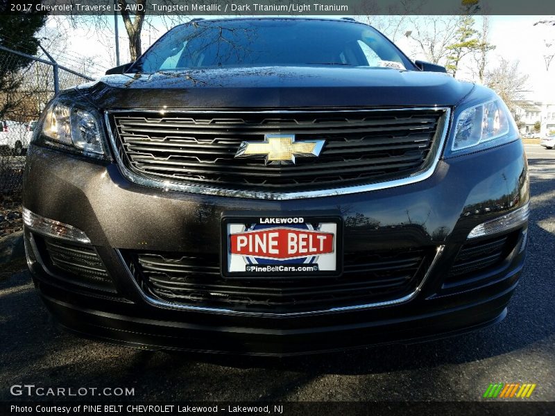 Tungsten Metallic / Dark Titanium/Light Titanium 2017 Chevrolet Traverse LS AWD