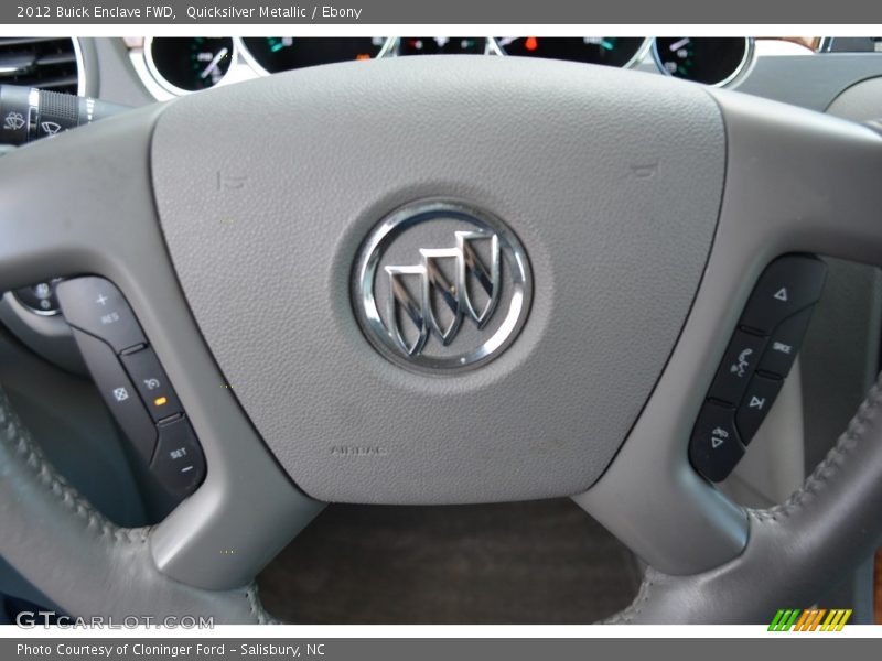 Quicksilver Metallic / Ebony 2012 Buick Enclave FWD