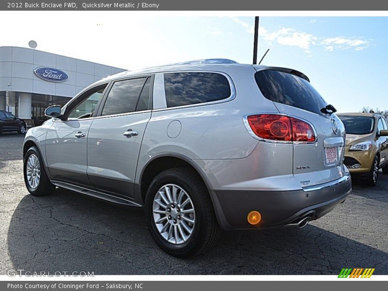 Quicksilver Metallic / Ebony 2012 Buick Enclave FWD