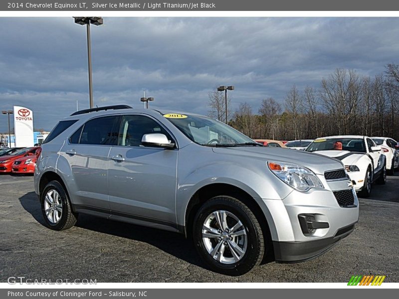 Silver Ice Metallic / Light Titanium/Jet Black 2014 Chevrolet Equinox LT