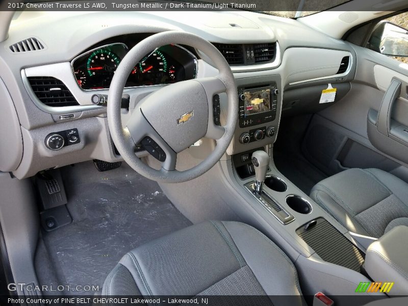 Tungsten Metallic / Dark Titanium/Light Titanium 2017 Chevrolet Traverse LS AWD
