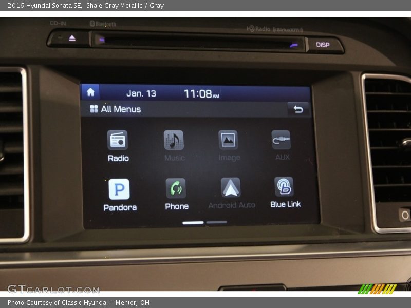 Shale Gray Metallic / Gray 2016 Hyundai Sonata SE