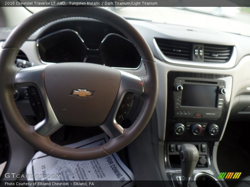 Tungsten Metallic / Dark Titanium/Light Titanium 2016 Chevrolet Traverse LT AWD