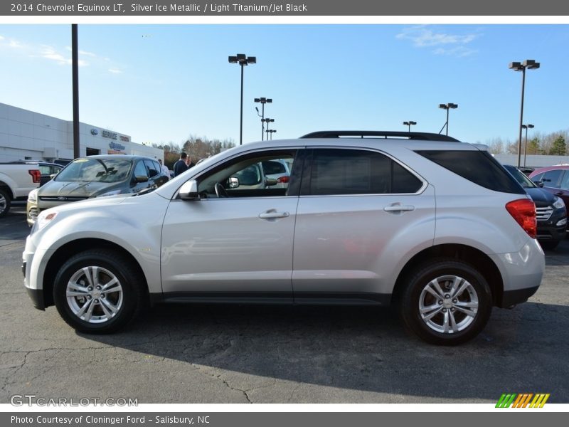 Silver Ice Metallic / Light Titanium/Jet Black 2014 Chevrolet Equinox LT