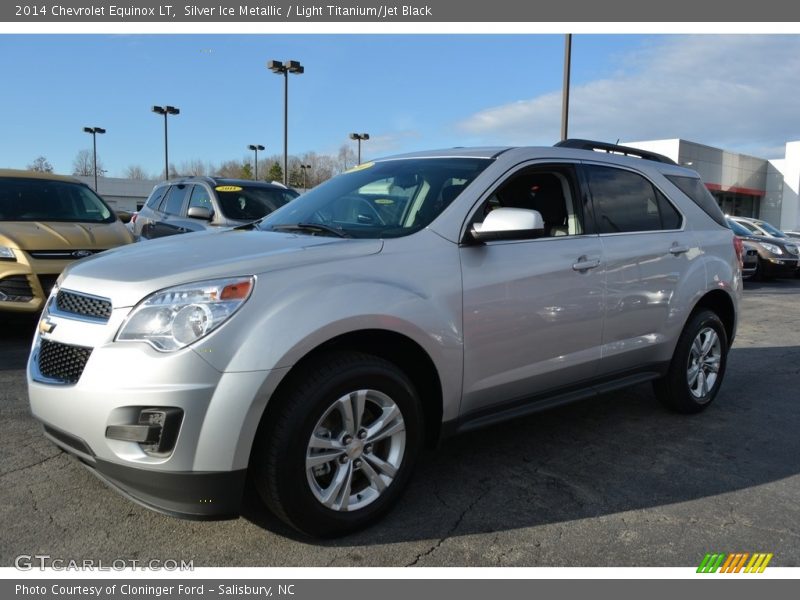 Silver Ice Metallic / Light Titanium/Jet Black 2014 Chevrolet Equinox LT