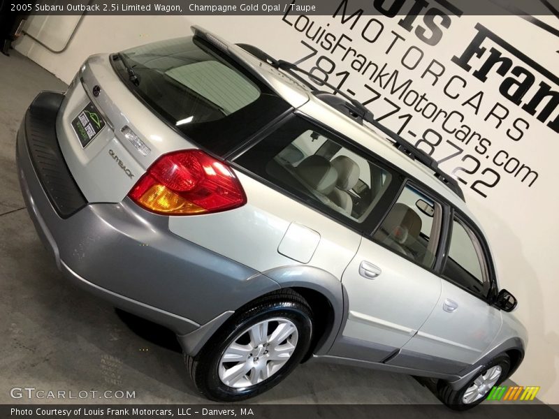 Champagne Gold Opal / Taupe 2005 Subaru Outback 2.5i Limited Wagon