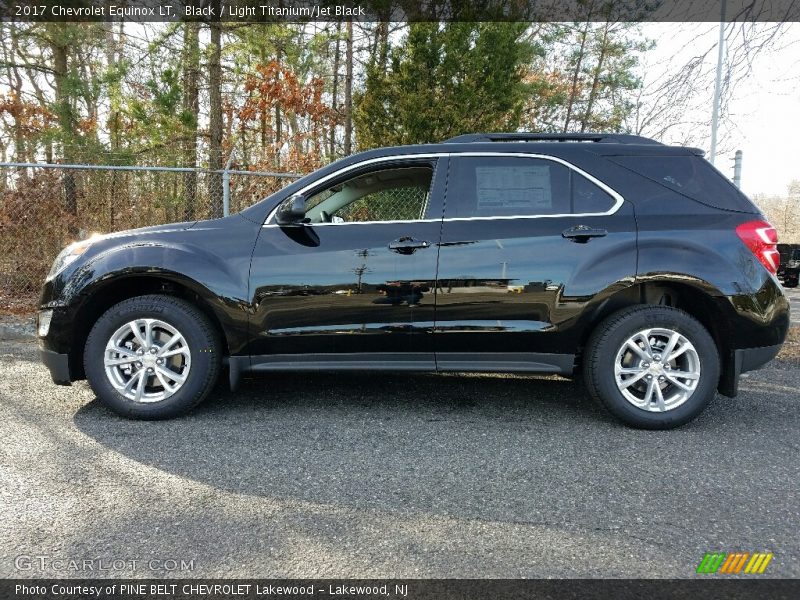 Black / Light Titanium/Jet Black 2017 Chevrolet Equinox LT