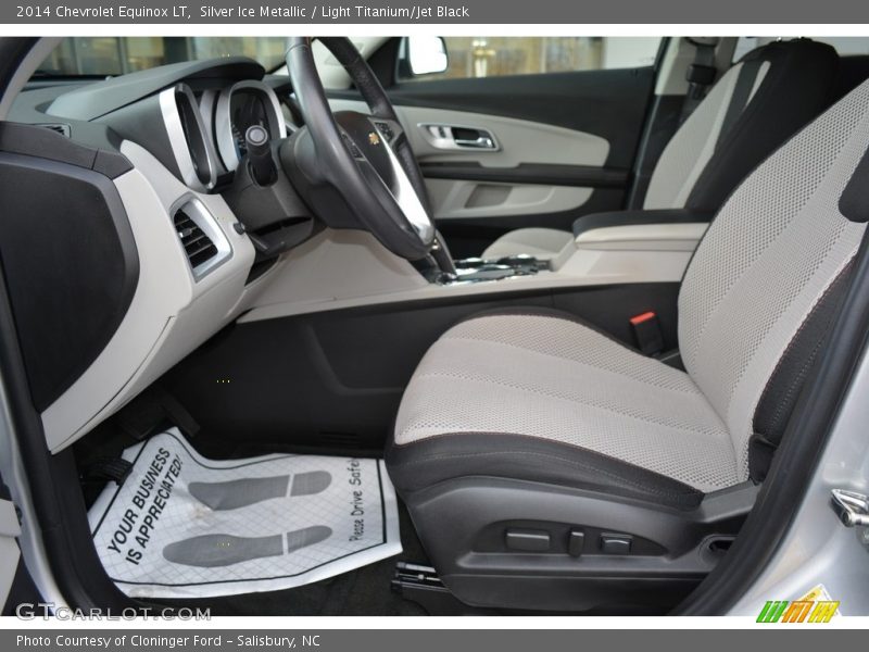 Silver Ice Metallic / Light Titanium/Jet Black 2014 Chevrolet Equinox LT
