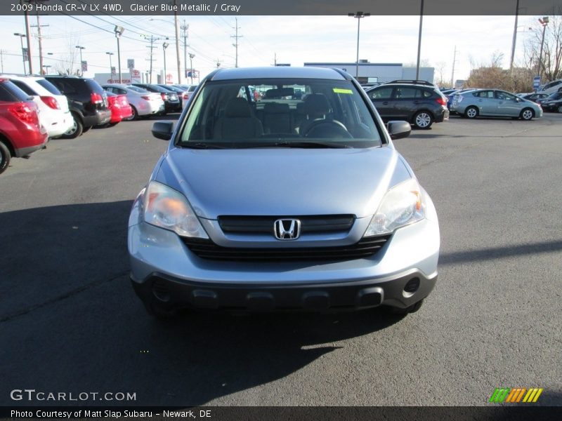 Glacier Blue Metallic / Gray 2009 Honda CR-V LX 4WD