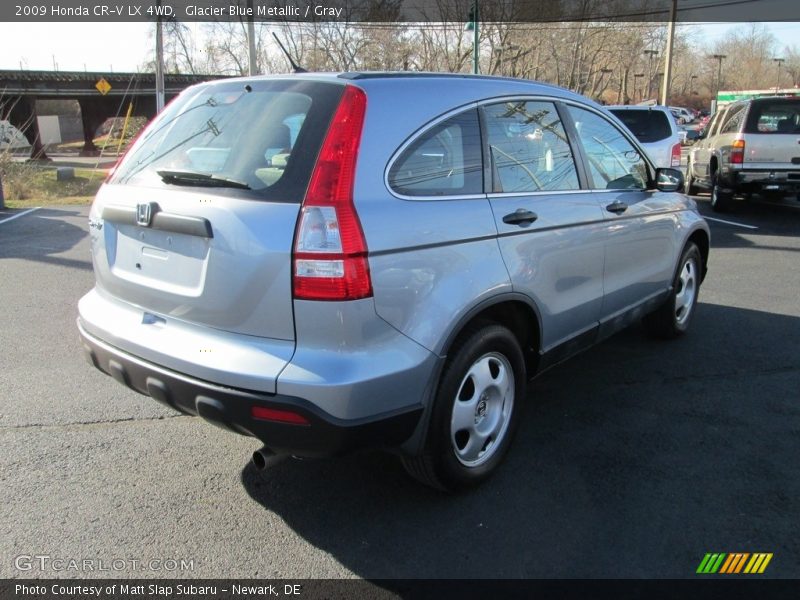 Glacier Blue Metallic / Gray 2009 Honda CR-V LX 4WD