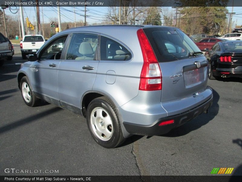 Glacier Blue Metallic / Gray 2009 Honda CR-V LX 4WD