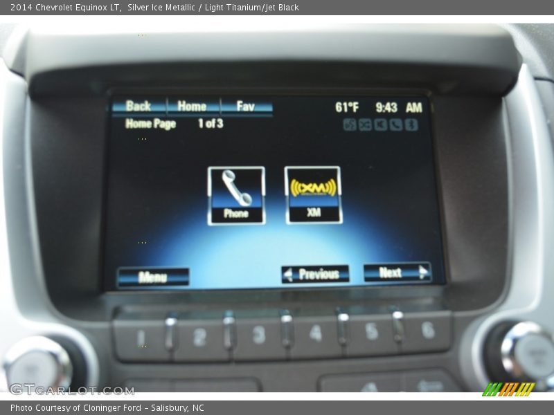 Silver Ice Metallic / Light Titanium/Jet Black 2014 Chevrolet Equinox LT