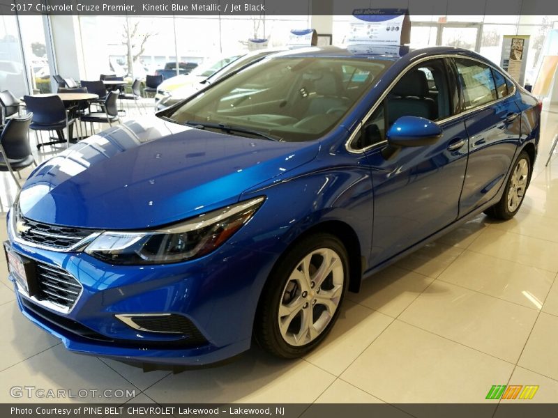 Kinetic Blue Metallic / Jet Black 2017 Chevrolet Cruze Premier