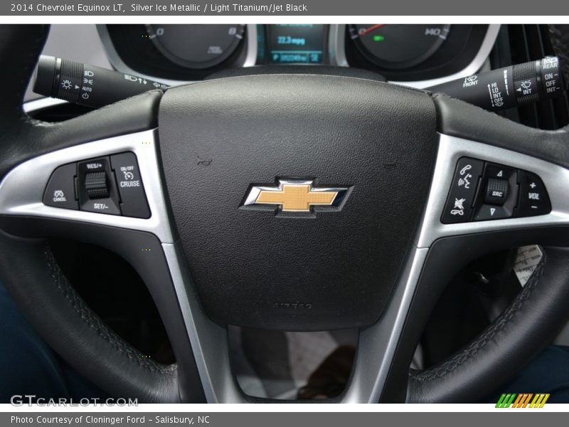 Silver Ice Metallic / Light Titanium/Jet Black 2014 Chevrolet Equinox LT