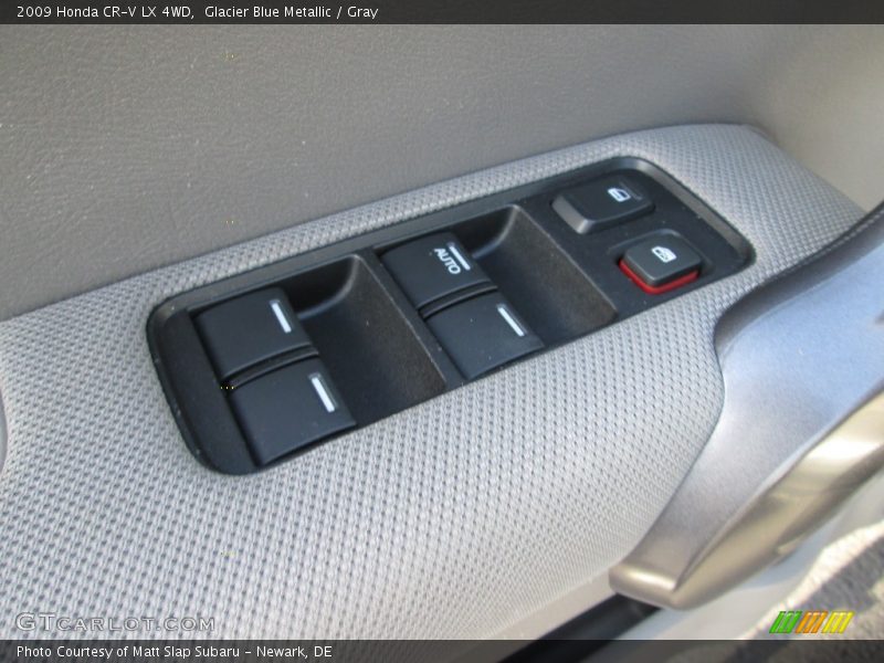 Glacier Blue Metallic / Gray 2009 Honda CR-V LX 4WD
