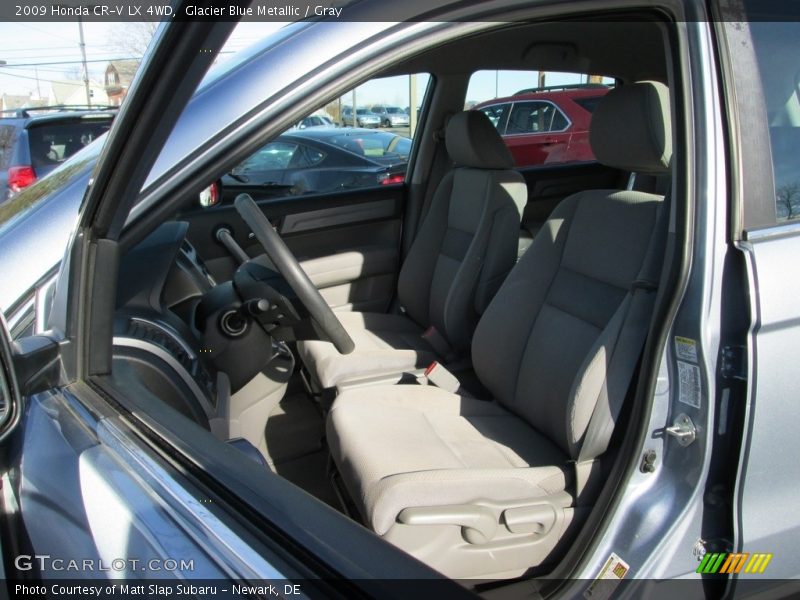 Glacier Blue Metallic / Gray 2009 Honda CR-V LX 4WD