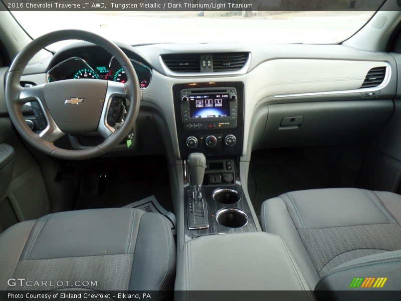 Tungsten Metallic / Dark Titanium/Light Titanium 2016 Chevrolet Traverse LT AWD