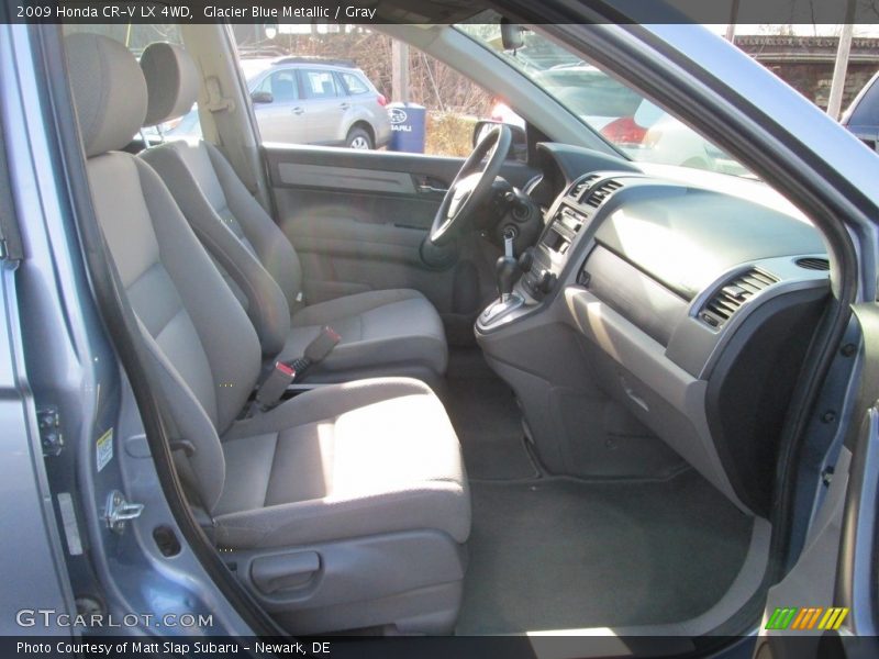 Glacier Blue Metallic / Gray 2009 Honda CR-V LX 4WD
