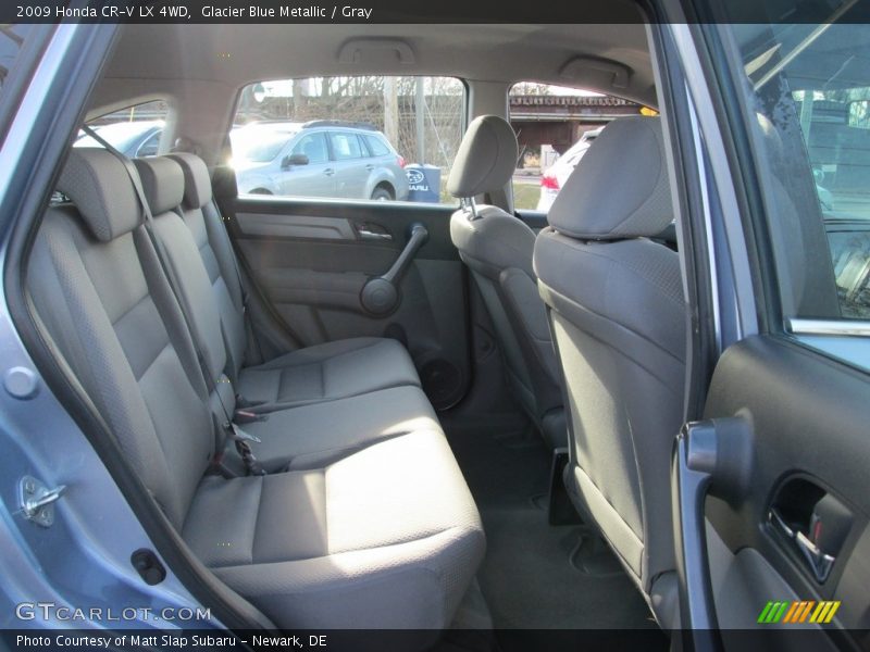 Glacier Blue Metallic / Gray 2009 Honda CR-V LX 4WD