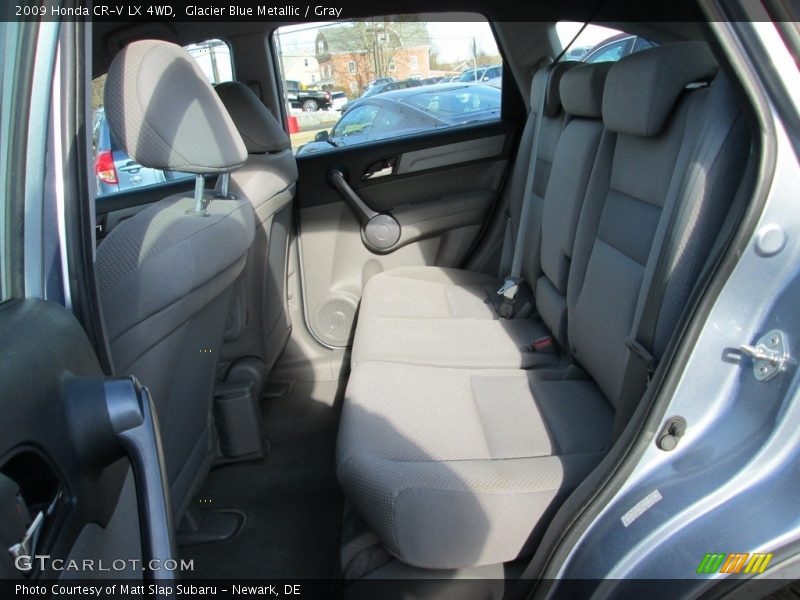 Glacier Blue Metallic / Gray 2009 Honda CR-V LX 4WD