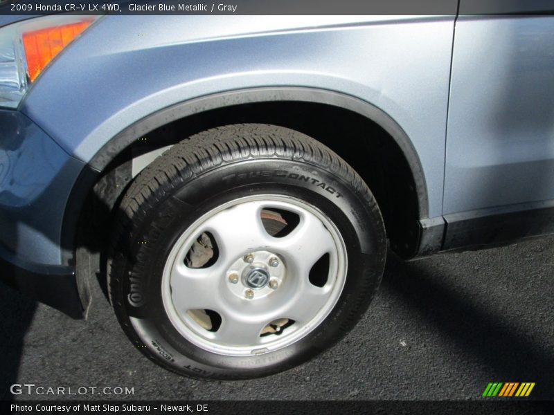 Glacier Blue Metallic / Gray 2009 Honda CR-V LX 4WD