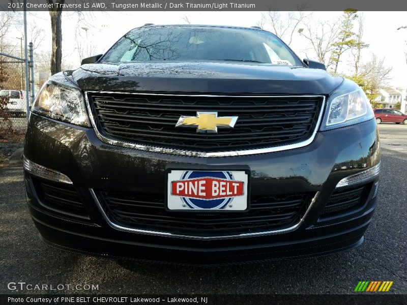 Tungsten Metallic / Dark Titanium/Light Titanium 2017 Chevrolet Traverse LS AWD