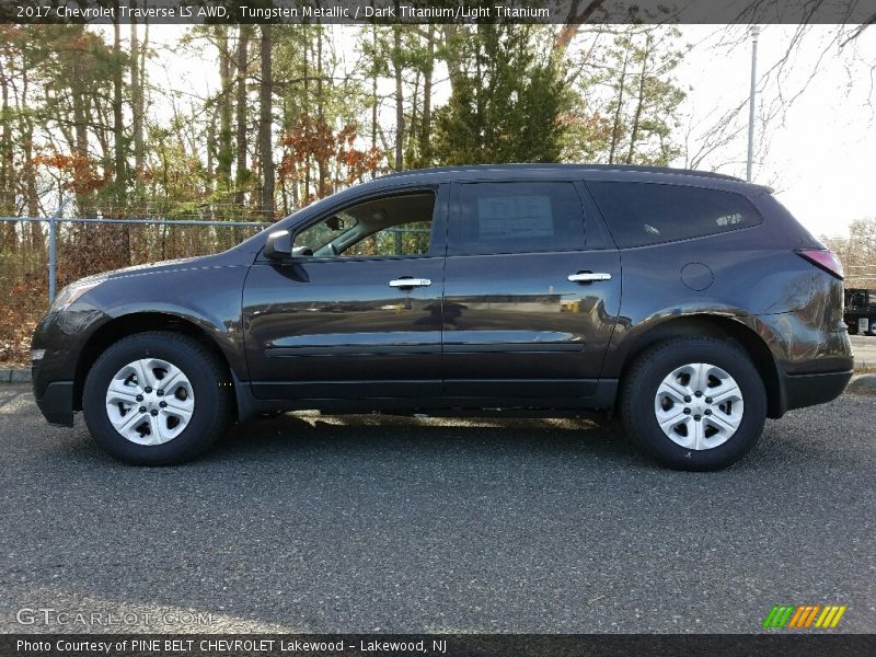 Tungsten Metallic / Dark Titanium/Light Titanium 2017 Chevrolet Traverse LS AWD