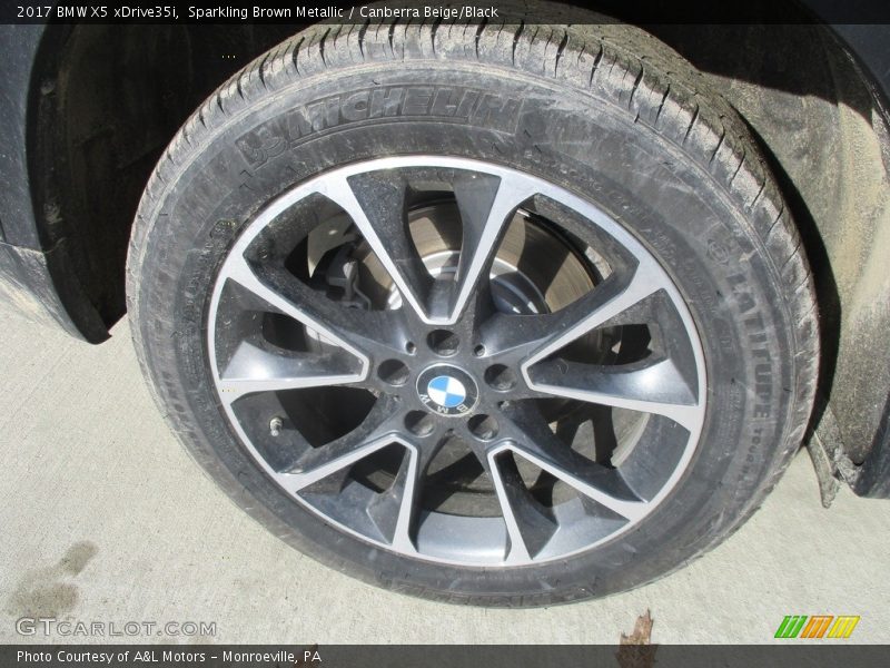 Sparkling Brown Metallic / Canberra Beige/Black 2017 BMW X5 xDrive35i