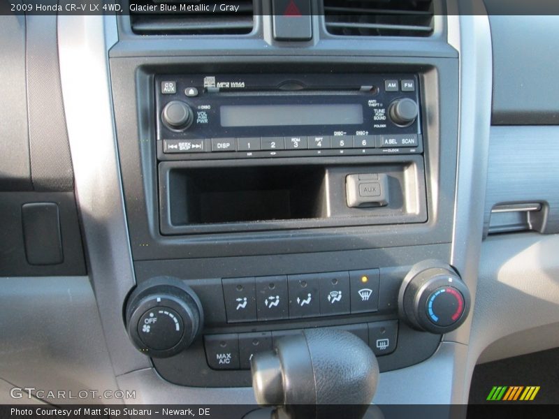 Glacier Blue Metallic / Gray 2009 Honda CR-V LX 4WD