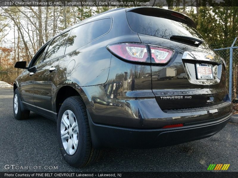 Tungsten Metallic / Dark Titanium/Light Titanium 2017 Chevrolet Traverse LS AWD