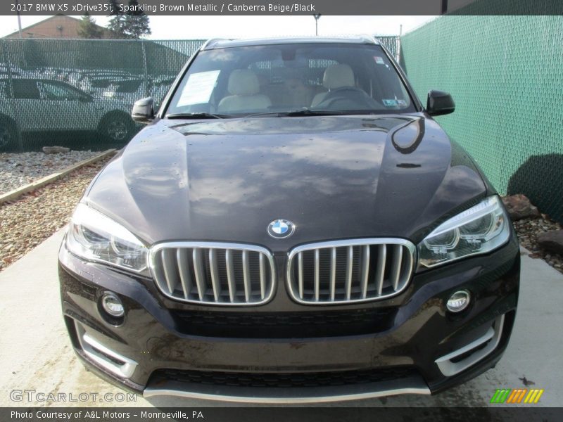 Sparkling Brown Metallic / Canberra Beige/Black 2017 BMW X5 xDrive35i