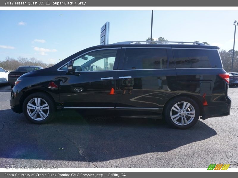 Super Black / Gray 2012 Nissan Quest 3.5 LE