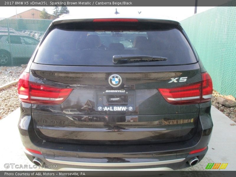 Sparkling Brown Metallic / Canberra Beige/Black 2017 BMW X5 xDrive35i