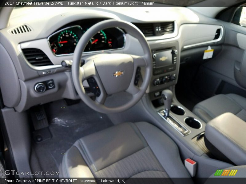Tungsten Metallic / Dark Titanium/Light Titanium 2017 Chevrolet Traverse LS AWD